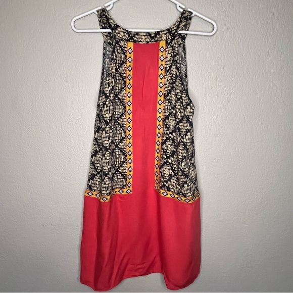 THML Anthropologie Bohemian Embroidered Halter Dress With Tassels Size Medium - Picture 9 of 15